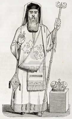 15270552-old-illustration-of-greek-orthodox-bishop-vestment-created-by-durand-published-on-magasin-pittoresqu